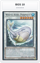 Graded - White Aura Porpoise — BGS 10 graded overlay