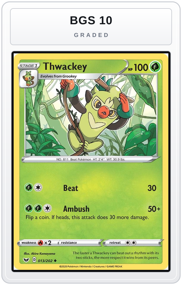 Graded - Thwackey (013) — BGS 10 graded overlay