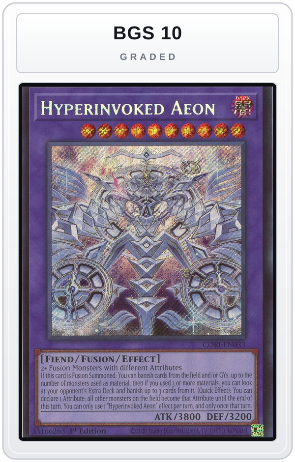 Graded - Hyperinvoked Aeon — BGS 10 graded overlay