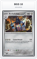 Graded - Archaludon — BGS 10 graded overlay