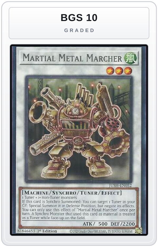 Graded - Martial Metal Marcher — BGS 10 graded overlay