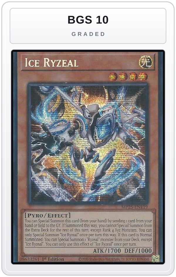 Graded - Ice Ryzeal — BGS 10 graded overlay