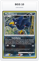 Graded - Murkrow — BGS 10 graded overlay