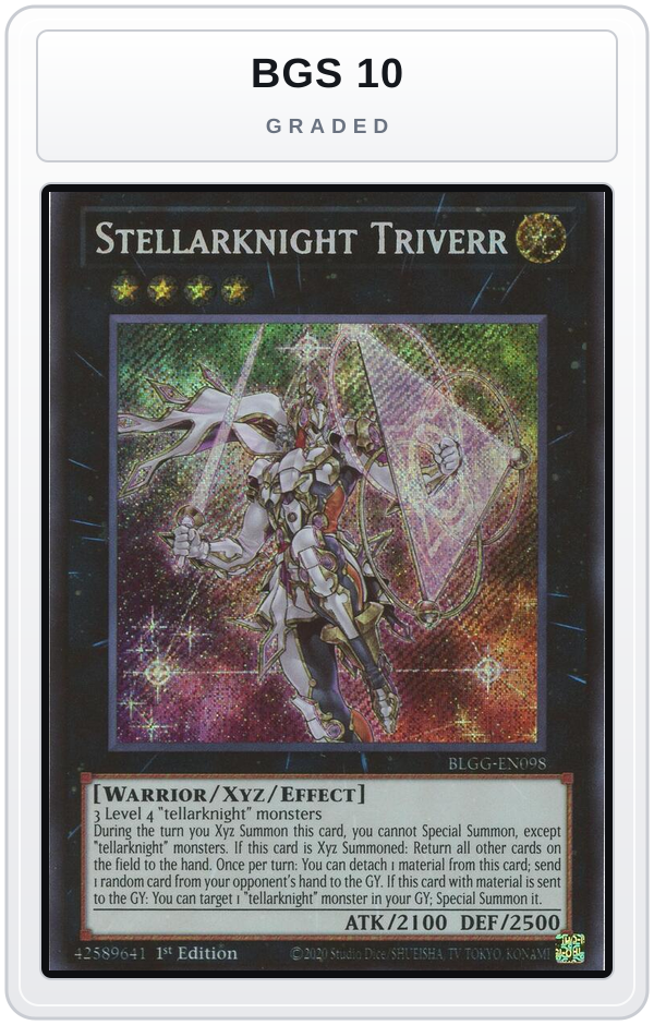 Graded - Stellarknight Triverr — BGS 10 graded overlay