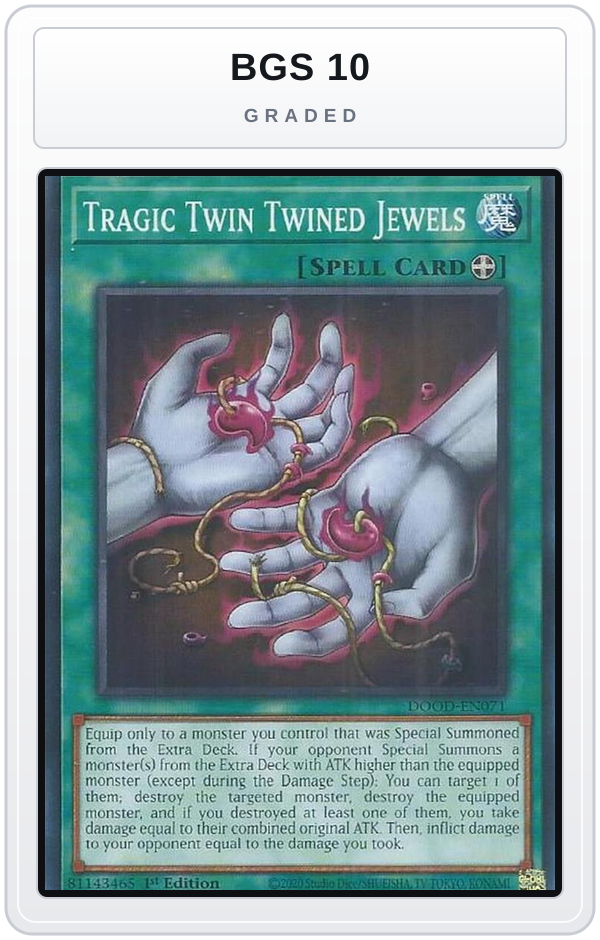 Graded - Tragic Twin Twined Jewels — BGS 10 graded overlay