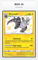 Graded - Dracozolt — BGS 10 graded overlay