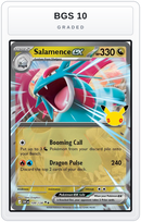 Graded - Salamence ex - 109/128 — BGS 10 graded overlay
