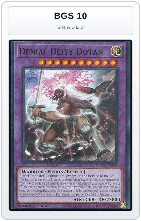 Graded - Denial Deity Dotan — BGS 10 graded overlay