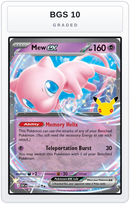 Graded - Mew ex - 066/128 — BGS 10 graded overlay