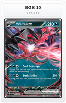 Graded - Yveltal ex - 053/088 — BGS 10 graded overlay