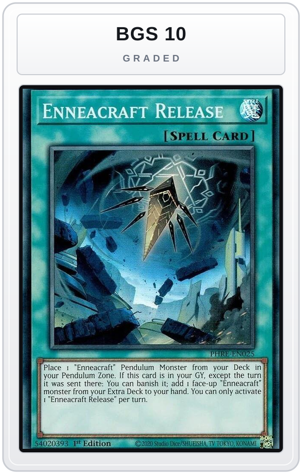 Graded - Enneacraft Release — BGS 10 graded overlay