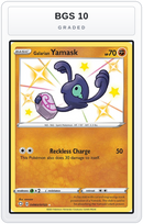 Graded - Galarian Yamask — BGS 10 graded overlay