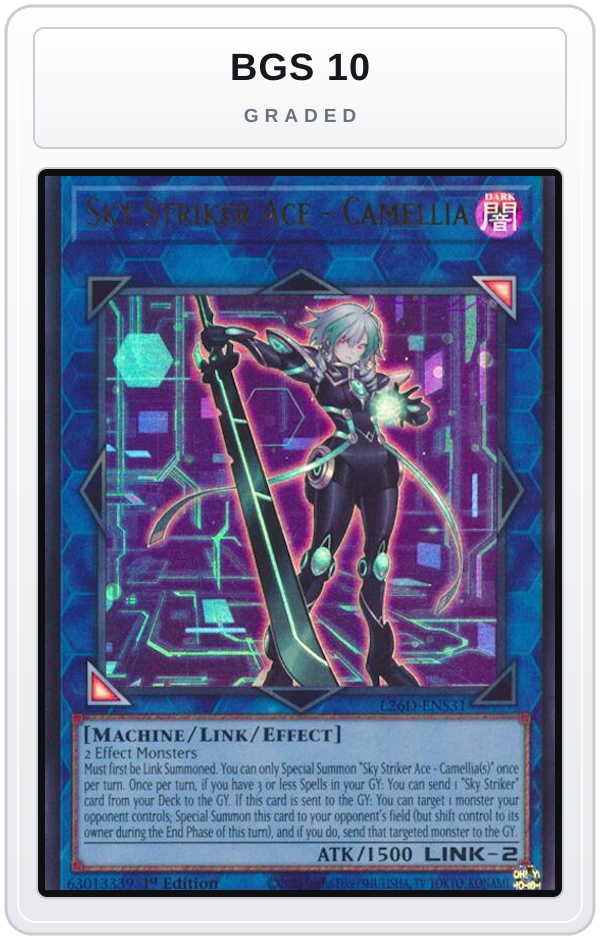 Graded - Sky Striker Ace - Camellia — BGS 10 graded overlay