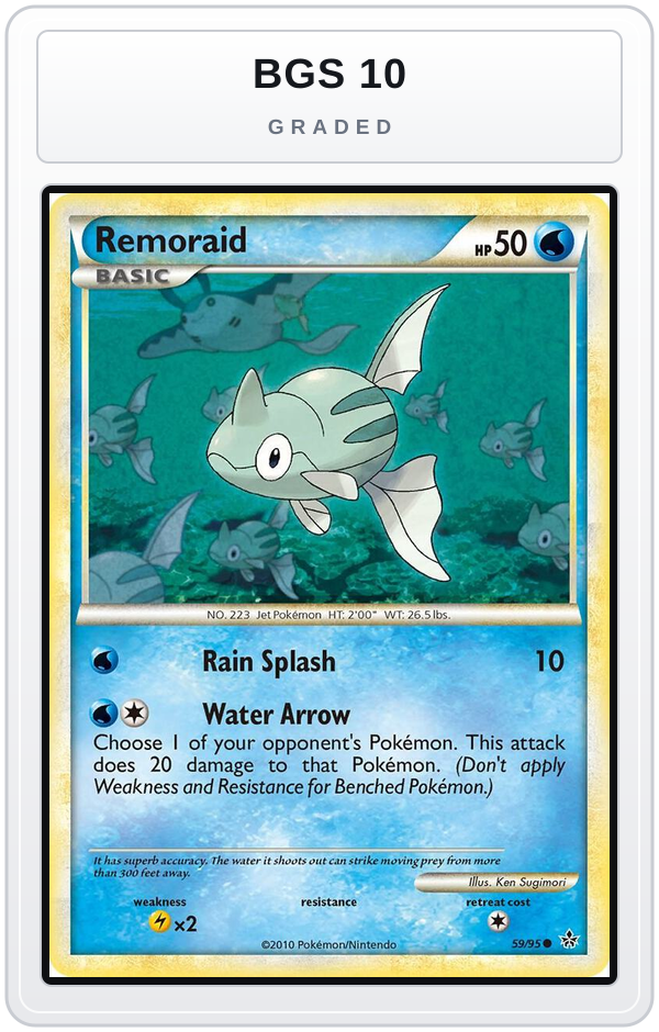 Graded - Remoraid — BGS 10 graded overlay