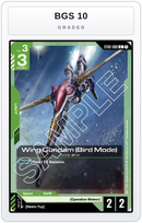 Graded - Wing Gundam (Bird Mode) — BGS 10 graded overlay