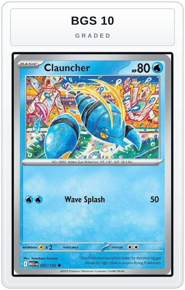 Graded - Clauncher — BGS 10 graded overlay
