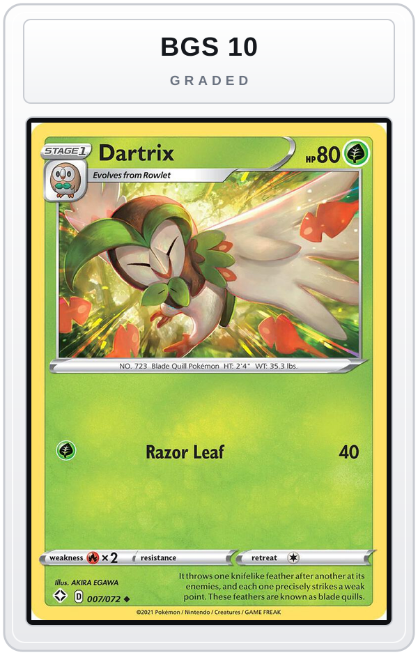 Graded - Dartrix — BGS 10 graded overlay