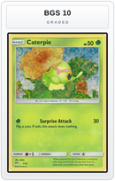 Graded - Caterpie - 1/12 — BGS 10 graded overlay
