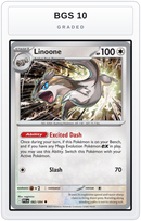 Graded - Linoone — BGS 10 graded overlay