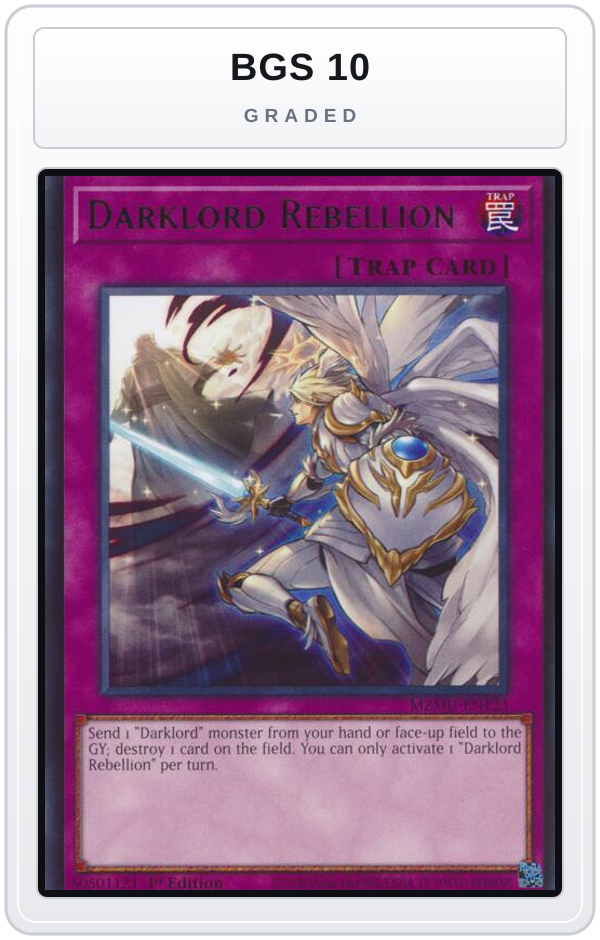 Graded - Darklord Rebellion — BGS 10 graded overlay