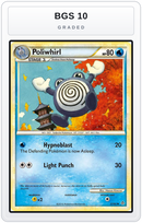 Graded - Poliwhirl — BGS 10 graded overlay