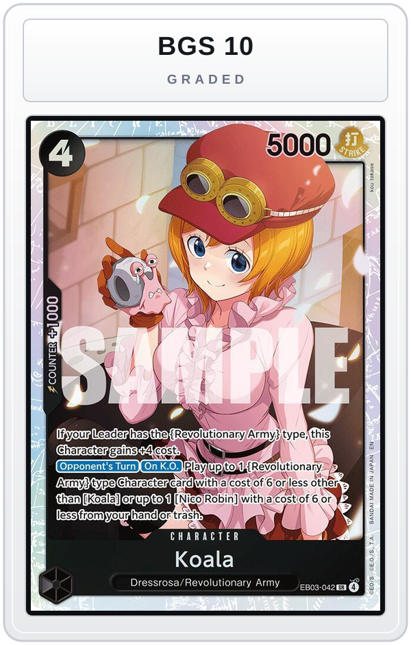 Graded - Koala — BGS 10 graded overlay