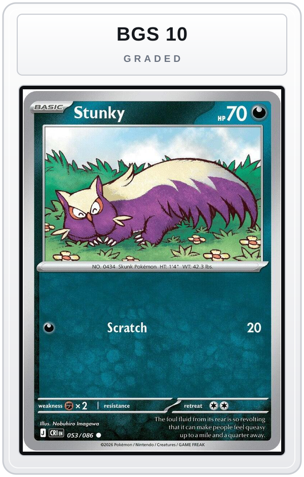 Graded - Stunky — BGS 10 graded overlay