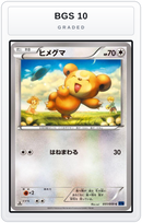 Graded - Teddiursa — BGS 10 graded overlay