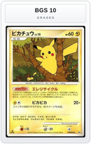 Graded - Pikachu — BGS 10 graded overlay