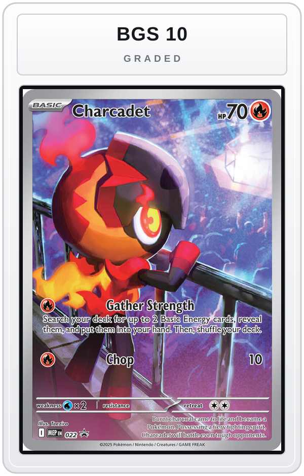 Graded - Charcadet - 022 — BGS 10 graded overlay