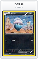 Graded - Inkay - 6/12 — BGS 10 graded overlay
