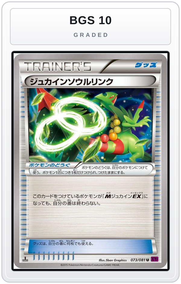 Graded - Sceptile Spirit Link — BGS 10 graded overlay