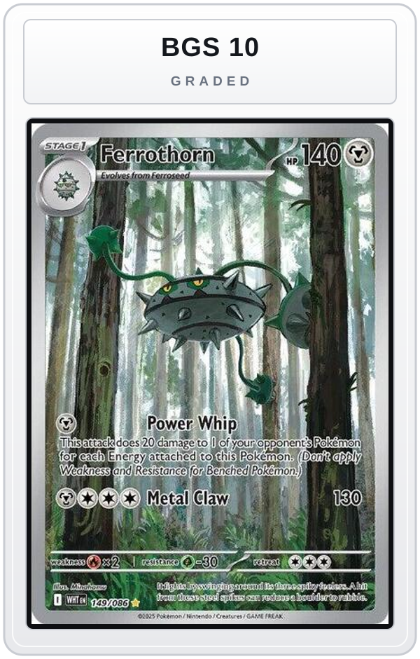 Graded - Ferrothorn - 149/086 — BGS 10 graded overlay