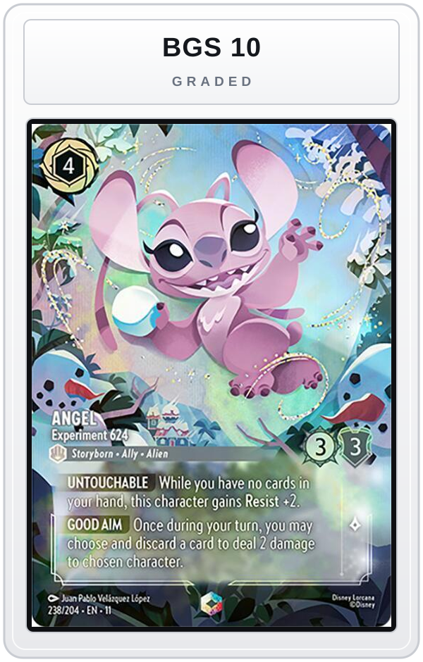 Graded - Angel - Experiment 624 (Enchanted) — BGS 10 graded overlay