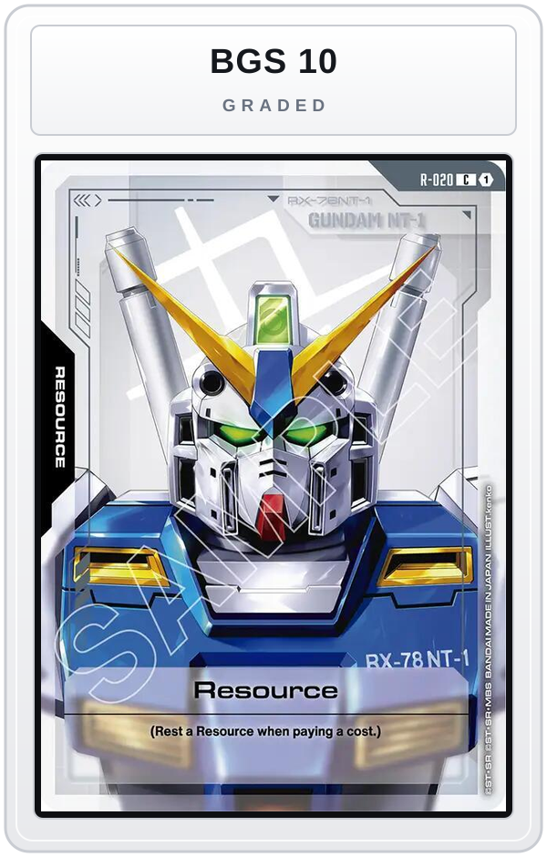 Graded - Resource (R-020) — BGS 10 graded overlay