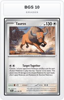 Graded - Tauros - 069/086 — BGS 10 graded overlay