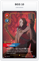 Graded - Jhin - Virtuoso (Overnumbered) — BGS 10 graded overlay