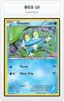 Graded - Froakie - 4/12 — BGS 10 graded overlay