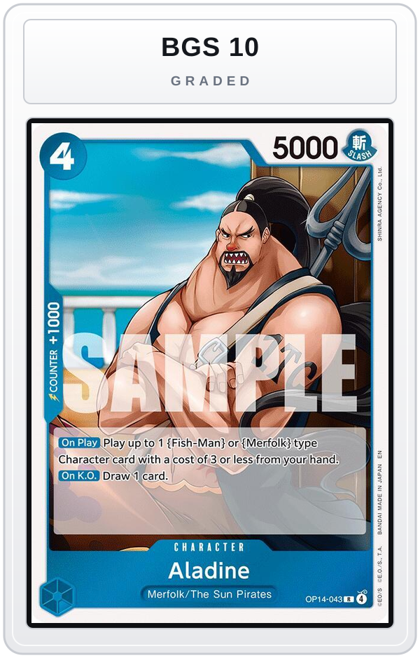 Graded - Aladine — BGS 10 graded overlay