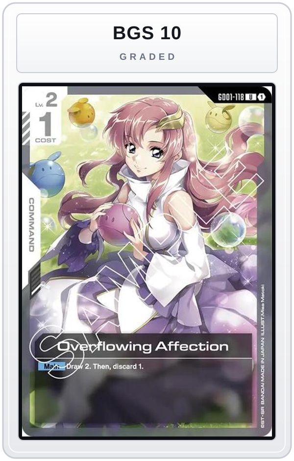 Graded - Overflowing Affection — BGS 10 graded overlay