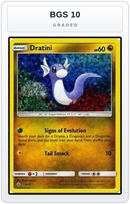 Graded - Dratini - 9/12 — BGS 10 graded overlay