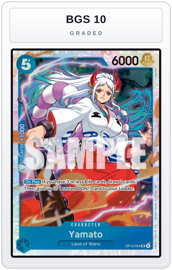 Graded - Yamato — BGS 10 graded overlay