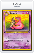 Graded - Slowbro — BGS 10 graded overlay