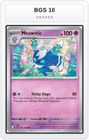 Graded - Meowstic — BGS 10 graded overlay