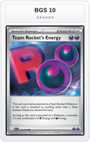 Graded - Team Rocket's Energy — BGS 10 graded overlay