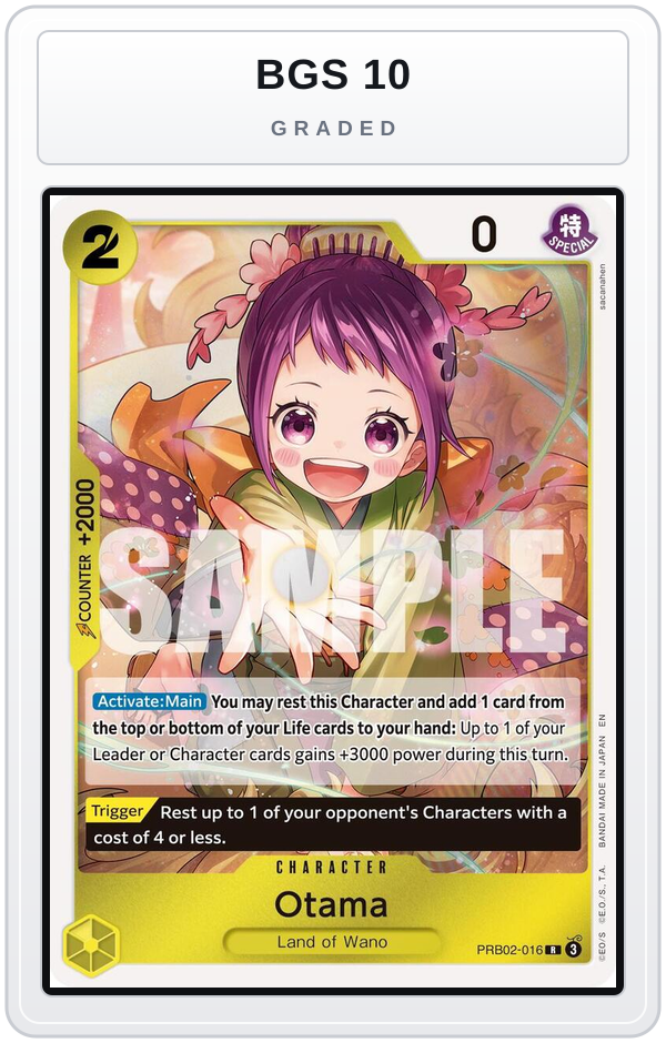 Graded - Otama — BGS 10 graded overlay