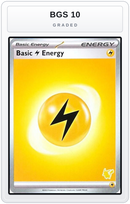 Graded - Basic Lightning Energy — BGS 10 graded overlay