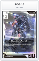 Graded - Gundam Aerial — BGS 10 graded overlay