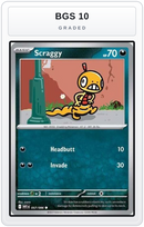 Graded - Scraggy — BGS 10 graded overlay