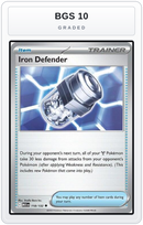 Graded - Iron Defender — BGS 10 graded overlay